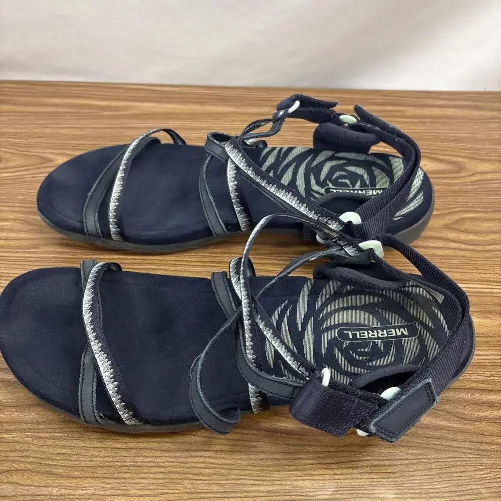 Merrell Terran 3 Cush Lattice Strappy Sandal Navy Size 12